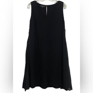 Lafayette 148 New York Black Sleeveless Mini Dress